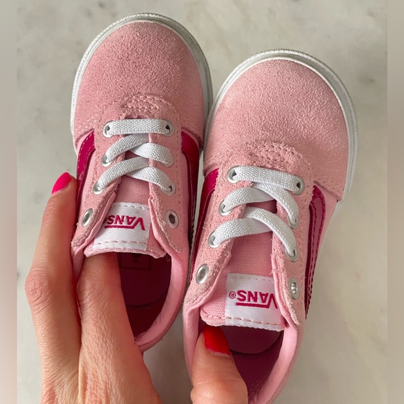 Vans Kids Pink Sneakers - Picture 5 of 9